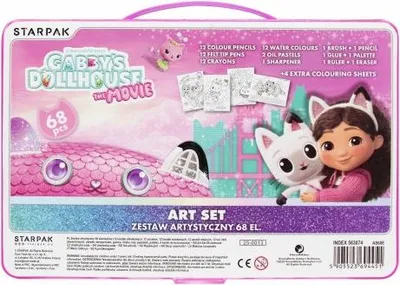 Image de Gabby's Dollhouse le film STARPAK ensemble artistique de 68 pièces