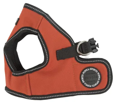 Image de Harnais de traction Puppia PLRA-HB9323, tailles B et S, couleur orange