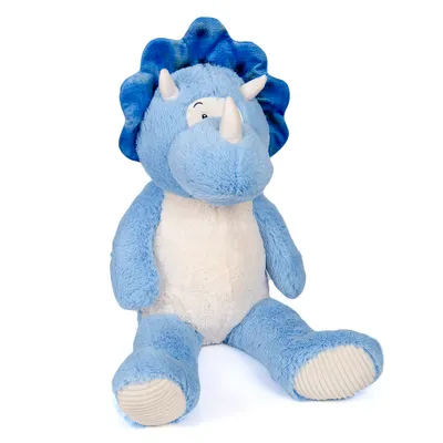 Immagine prodotto di Triceratopo di peluche blu 100 cm