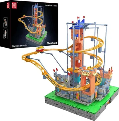 Image de Mould King 11023 Château montagnes russes avec moteur briques de serrage 2584pcs Jouets en kit-NEU