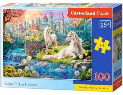 Immagine prodotto di CASTORLAND Puzzle, Regno dell'Unicorno, 100 pezzi
