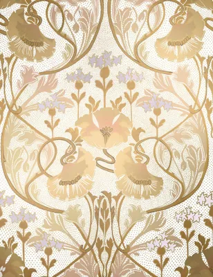 Produktbild von Sanders & Sanders Fototapete Blumen Beige 200 x 260 cm