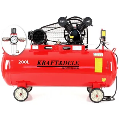 Produktbild von Kraft&Dele Ölkompressor 200l 380V + Abscheider KD1473