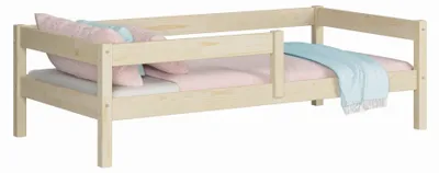 Obrázok produktu pre Detská posteľ Primo 160x80 s bočnicou – ekologické drevo