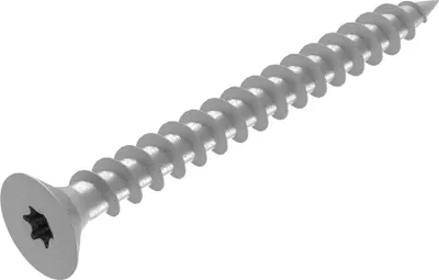 Produktbild von SECCARO Spanplattenschraube 6 x 60 mm, Edelstahl V2A VA A2, Holzschraube mit Vollgewinde, TX / Innensechsrund, 100 Stück