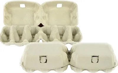 Produktbild von 6er Eierschachteln 120 Stück aus Pappe, 2 x 6 Eier | für Eier der Klassen S, M und L | Eierpappen geeignet für Verpackungsmaschinen