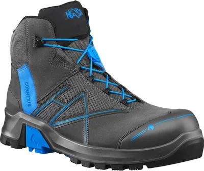 Produktbild von Haix CONNEXIS Safety+ GTX mid grau/blau Gr. 6