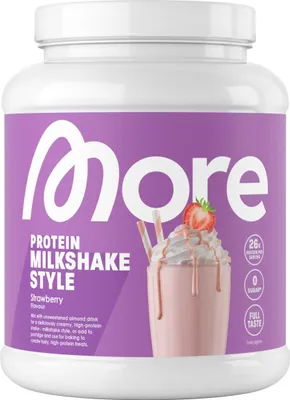Produktbild von More Nutrition Milkshake Style-600g Strawberry
