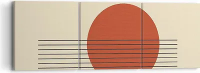 Produktbild von Bild auf Leinwand - Leinwandbild - 3 Teile - Abstraktion Linien Rad - 90x30cm - Wand Bild - Wanddeko - Wandbilder - Leinwanddruck - Bilder - Wanddekoration - Leinwand bilder - Wandbild - CA90x30-4230