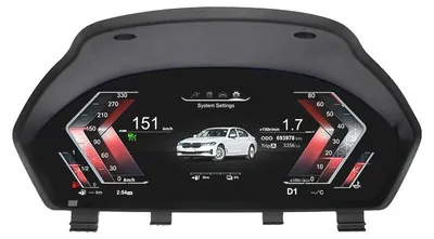 Produktbild von Digitales Instrumentenpanel, hochauflösendes Display, Premium-Fahrzeugkompatibilität, Mit HUD
