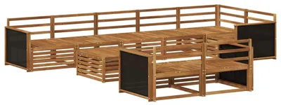 Zdjęcie produktu dla Zestaw sof na zewnątrz 9 pcs