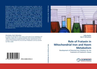 Produktbild von Role of Frataxin in Mitochondrial Iron and Haem Metabolism