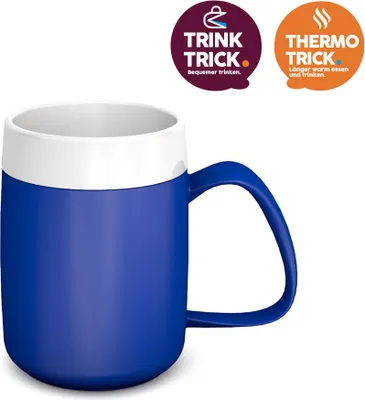 Produktbild von Thermobecher blau Trink-Trick, 140 ml - Ornamin