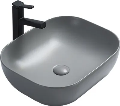 Produktbild von Mexen Rita Aufsatzwaschbecken 45 x 32 cm, Hellgrau matt - 21084561