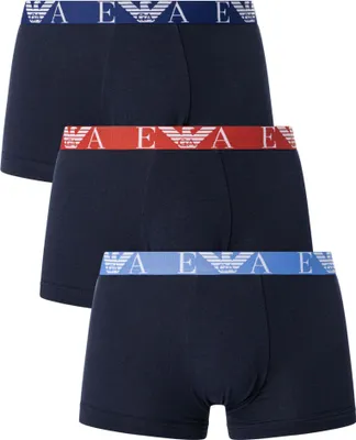 Produktbild von Emporio Armani 3 Pack Trunk Herren Boxer Unterwäsche 111357 4F715 64135