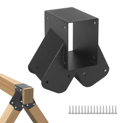 Schommelverbinder aus Kohlenstoffstahl, für 4x6 Hauptbalken und 4x4 Pfosten