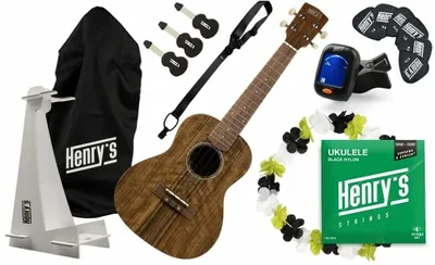 Zdjęcie produktu dla Henry's HEU10MCFP Natural Ukulele koncertowe