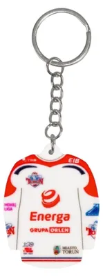 Productafbeelding van KH Toruń - Sleutelhanger, ijshockeytenue PP8776 (één maat) (wit/rood)