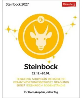 Immagine prodotto di Calendario zodiacale Capricorno 2027 - Calendario a strappo giornaliero - Il tuo oroscopo per ogni giorno