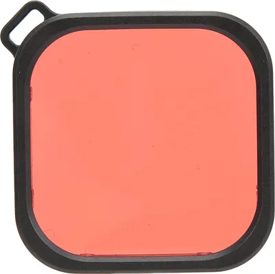 Immagine prodotto di Custodia impermeabile, custodia con filtro a immersione, filtro a conchiglia per Hero 8 9 accessori per action camera, rosso