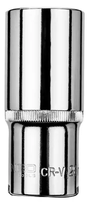 Zdjęcie produktu dla NEO TOOLS Nasadka sześciokątna długa 1/2", 26 mm