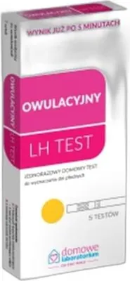 Obrázok produktu pre Ovulačný test LH, 5 ks - Presný Test Plodnosti,