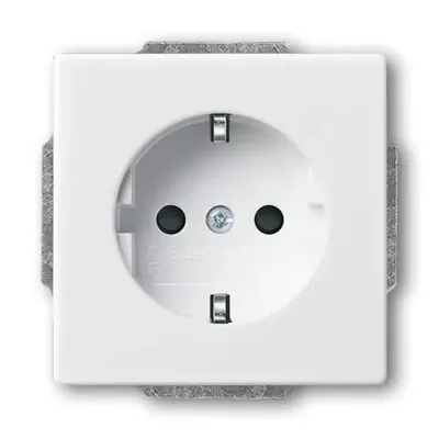 Immagine prodotto di Busch-Jaeger 2300 EUCB-84 Inserto per presa di corrente Safety+ studio piattaforma bianca 63