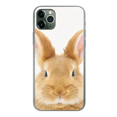 Produktbild von MuchoWow® Handyhülle Schutzhülle Hülle für iPhone 11 Pro Max Kinder - Kaninchen - Kind - Mädchen - Jungen Silikon Softcase Handy Hülle - Schutz
