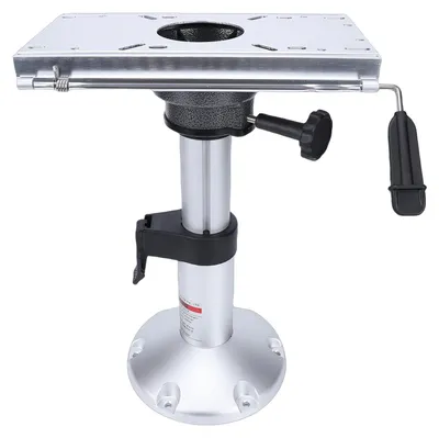 Produktbild von Bootssitzsockel und Gleitschiene, 13-18 Zoll höhenverstellbar, arretierbar, mit Gleitschiene für Yachten, Schiffe und Schwimmdocks