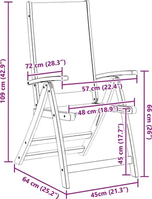 Produktbild von vidaXL 7-tlg. Garten-Essgruppe Massivholz Akazie