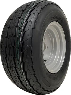 Produktbild von 20,5 x 8,0-10 Anhängerreifen mit Felge, 8-lagig, 100 mm Lochkreis, Wanda, straßenzugelassen, 605 kg