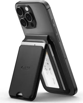 Zdjęcie produktu dla Etui Tech-Protect Magwallet Stand Magsafe Uniwersalny - Czarny