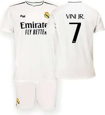 Immagine prodotto di Real Madrid 24/25 Vinicius Home Junior Set Bianco 4 Anni Bianco 4 Anni