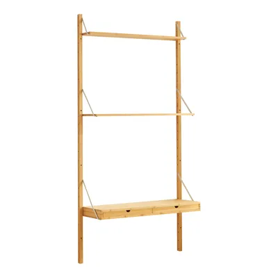 Produktbild von Wandregal 'Tingvoll' 176x85x32 cm Bambus