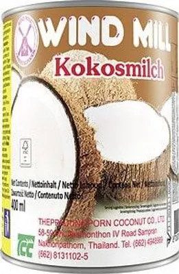 Obrázok produktu pre Kokosové mlieko Windmill na prípravu mnohých ázijských jedál 400 ml