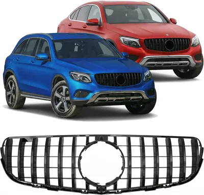 Produktbild von Kühlergrill GT, passend für MERCEDES GLC X253/COUPE C253 2015-2019, Frontgrill