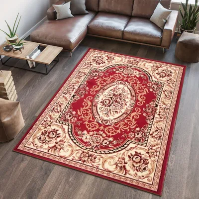 Immagine prodotto di Tappeto Tapiso ATLAS classic rosso crema beige Soggiorno ÖKOTEX 140 x 200 cm