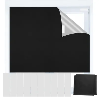 Productafbeelding van Dakraam rolgordijn - Verduisterend - Zonder boren - 300 x 150 cm