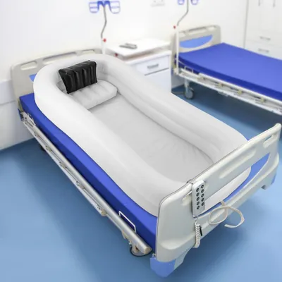 Produktbild von Przenośna nadmuchiwana wanna, wanna prysznicowa z PVC, prostokątne wanny powietrzne dla dorosłych