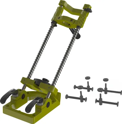 Zdjęcie produktu dla Obrotowy stojak FAMAG do wiertarki ślimakowej 320 mm z zaciskiem | Mobilny aluminiowy uchwyt do wiertarek i wkrętarek akumulatorowych | Kompaktowy, wytrzymały i lekki | Delta-F 1404.322