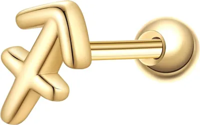 Produktbild von Piercing Sterling Silber gelbgold