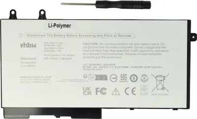 Produktbild von vhbw Akku Ersatz für Dell XV8CJ, 7VTMN, 01V1XF, 27W58, 1V1XF für Notebook (3500 mAh, 11,4 V, Li-Polymer)