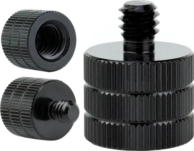 Zdjęcie produktu dla Adapter 3/8" żeński na 1/4" męski przejściówka aluminiowa do kamer statywów