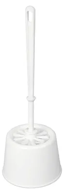 Produktbild von Nölle Profi Brush WC-Garnitur, Topform, Ø 75 mm, weiße PP-Borste | 1 Stück