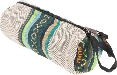 Produktbild von Große Stifttasche Ethno, Farbenfrohes Federmäppchen, Utensilo - Grün, Uni - Erwachsene, Baumwolle, 7*20*7 cm, Kleine Taschen für Kosmetik, Schreibzeug, Mehr