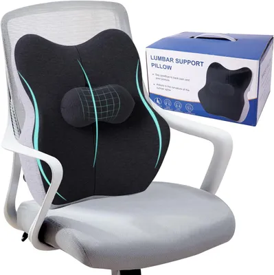 Produktbild von Lendenkissen, Memory-Foam-Rückenstütze, für Autositz