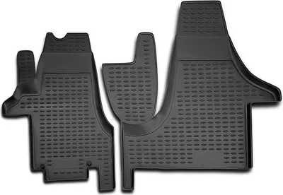 Zdjęcie produktu dla 2015-2024 VW T6 T6 .1 Transporter dywaniki podłogowe TPE czarne 2 szt