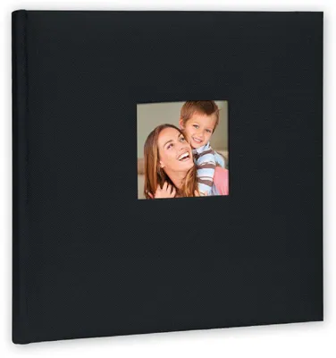 Obrázek produktu pro Fotoalbum ZEP Bavlna, 31 x 31 cm, černé