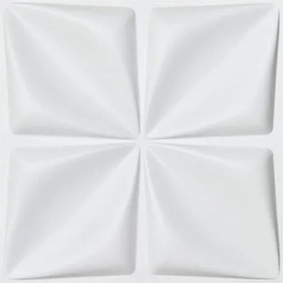 Productafbeelding van Famanu wandpanelen, 3D-design - mat wit
