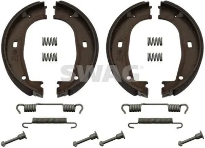 Produktbild von SWAG 20 93 1045 Handbremsbeläge für BMW 3 Limousine (E36) Handbremse
